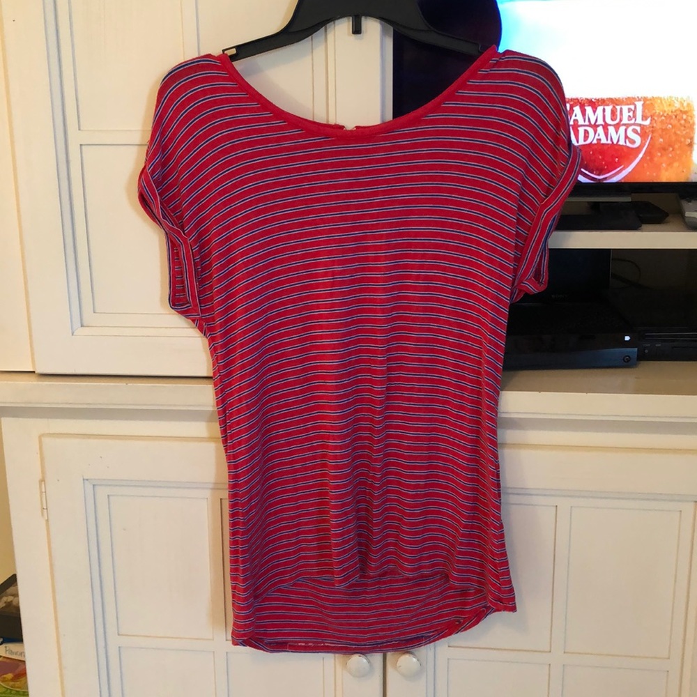 Red white and blue shirt